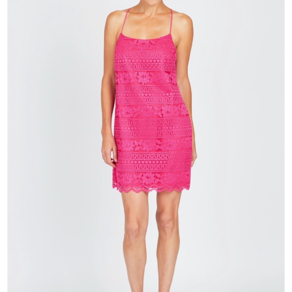 1.state racer back mini shift dress